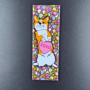 Red Corgi Valentine's Day Magnet Holiday Dog Decor Gift